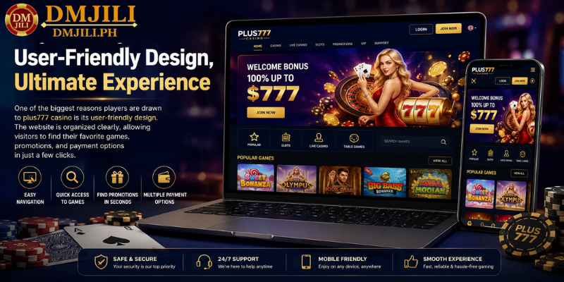 One of the biggest reasons players are drawn to plus777 casino is its user-friendly design.